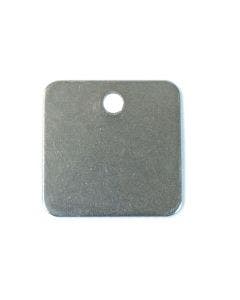 Tag-1" Square Stainless Steel 25pk