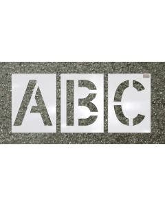 Stencil Set-Letter 12"x9" LDPE Highway 38 Pieces