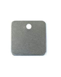 Tag-1" Square Stainless Steel 100pk