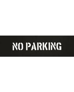 Stencil-NO PARKING 2" Characters PVC