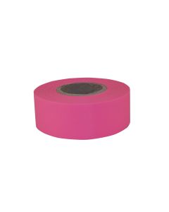 SubZero Flag Tape-150'x1-3/16"x5Mil Pink Fluorescent