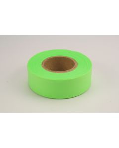 Flag Tape-150'x1-3/16"x4Mil Lime Fluorescent