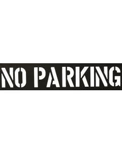 Stencil-NO PARKING 12" Characters PVC