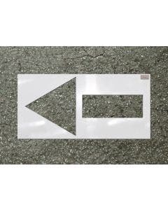 Stencil-(ARROW STRAIGHT) 42" Symbol Length, 48"x24"