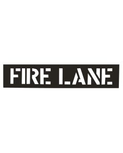 Stencil-FIRE LANE 12" Characters PVC