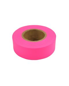 Flag Tape-300'x1-3/16"x2Mil Pink