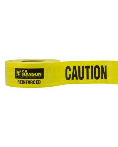 Barricade Tape-CAUTION 500'x3"x5Mil Reinforced (8-pack)