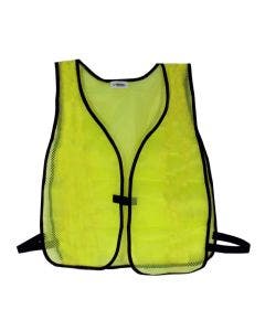 Safety Vest-Soft Mesh Lime Fluorescent