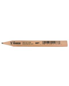 Carpenter Pencil-Soft Lead Raw Basswood