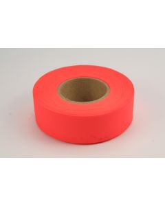 Flag Tape-150'x1-3/16"x4Mil Orange Fluorescent