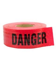 Barricade Tape-DANGER 500'x3"x5Mil Reinforced