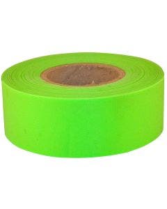 SubZero Flag Tape-150'x1-3/16"x5Mil Lime Fluorescent