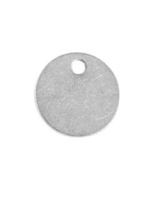 Tag-Round 1-3/8" Aluminum 25 Pack
