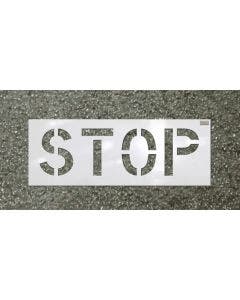 Stencil-STOP 48"X16" LDPE