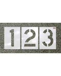 Stencil Set-Numbers 12" LDPE 12 Pieces