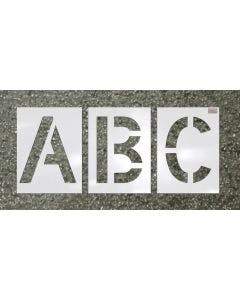 Stencil Set-Letter 18"X9" LDPE Highway 38 Pieces