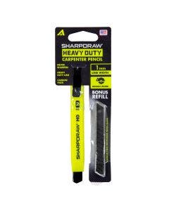 Sharpdraw®-HD Carpenter Pencil w/ Refill (12 pack)