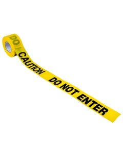 CAUTION DO NOT ENTER Barricade Tape 1000' x 3"x 2Mil (12 rolls)