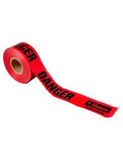 DANGER Barricade Tape  500'x 3"x 5Mil Reinforced (8 rolls)