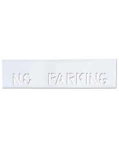 Stencil-NO PARKING 4"x3" LDPE Curb