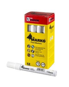 El Marko® Paint Marker-White (12 pack)