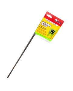 Stake Flags Lime Fluorescent  15" Staff, 2-1/2"x3-1/2" Flag (120 flags)