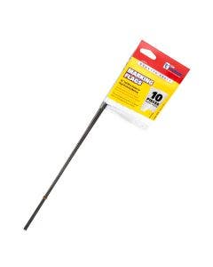 Stake Flags White 15" Staff, 2-1/2"x 3-1/2" Flag (120 flags)