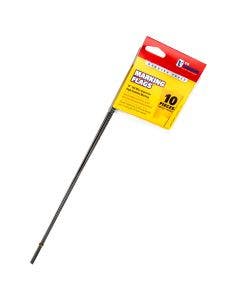 Stake Flags Yellow 15" Staff, 2-1/2"x3-1/2" Flag (120 flags)