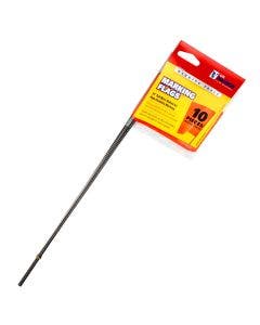 Stake Flags Orange Fluorescent 15" Staff, 2-1/2"x 3-1/2" Flag (120 flags)