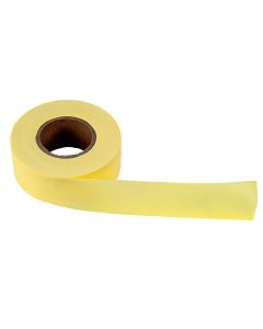 Flag Tape Yellow Fluorescent 150'x 1-3/16"x 4Mil (12 roll)