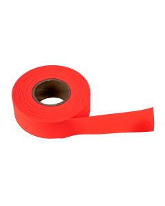 SubZero Flag Tape Orange Fluorescent 150'x 1-3/16"x 5Mil (12 rolls)