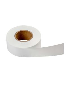 Flag Tape White 300'x1-3/16"x 2Mil (12 rolls)
