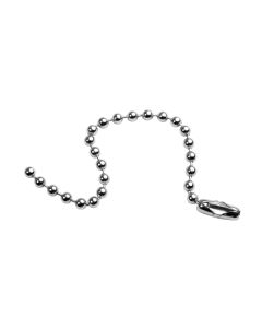 Beaded Chain 4-1/2" Nickel 100 Pack