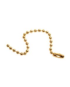 Beaded Chain 6" Brass 100 Pack