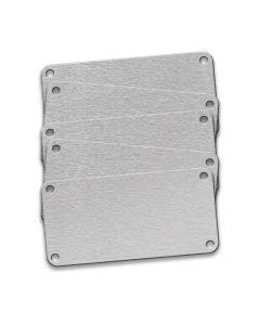 Tag-4 Corner 1"x 2" Aluminum 10 Pack