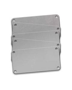 Tag-4 Corner 1"x 2" Stainless Steel 5 pack