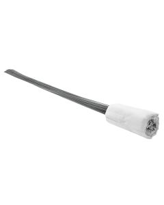 Stake Flags White 21" Staff, 4"x5" Flag (1000 flags)