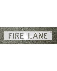 Stencil-FIRE LANE  4"x3" LDPE