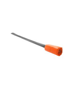 Stake Flags Orange Fluorescent 36" Staff, 4"x 5" Flag (1000 flags)