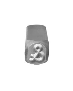 Stamp Sort-1/4" Round Face Ampersand