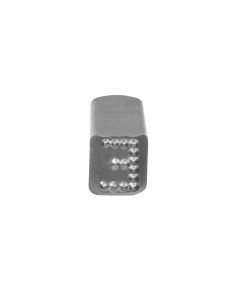 Stamp Sort-3/8" Dot Design E