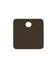 Tag-Square 1" Anodized Aluminum Black 5 Pack