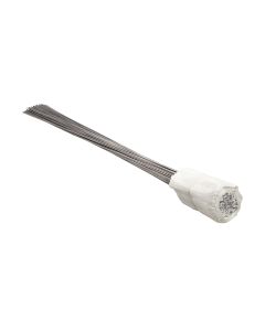 Stake Flags White 21" Staff, 2-1/2"x 3-1/2" Flag (1000 flags)