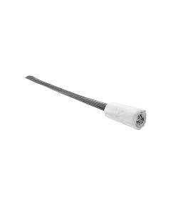 Stake Flags White 36" Staff, 4"x5" Flag (1000 flags)