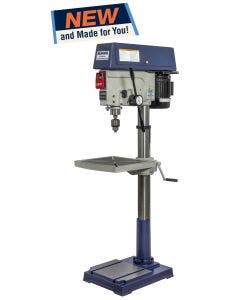 20" Step Pulley Drill Press With Power Feed