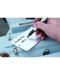 Tag-Write-on 3" x 5" Rectangle Aluminum Laminate 100 pk