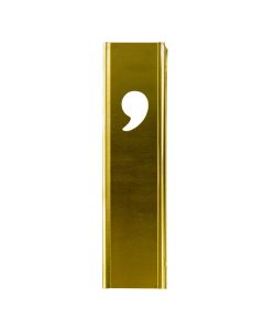 Stencil Sort-1" Brass Apostrophe