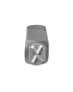 Stamp Sort-1/2" Round Face X