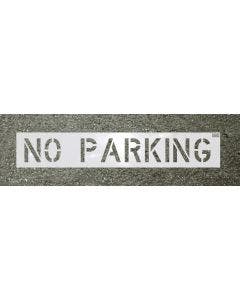 Stencil-NO PARKING 6"x4" LDPE