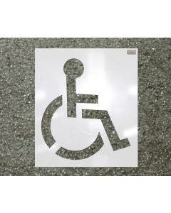 Stencil-(HANDICAP SYMBOL) 34" Symbol, 40"x36"